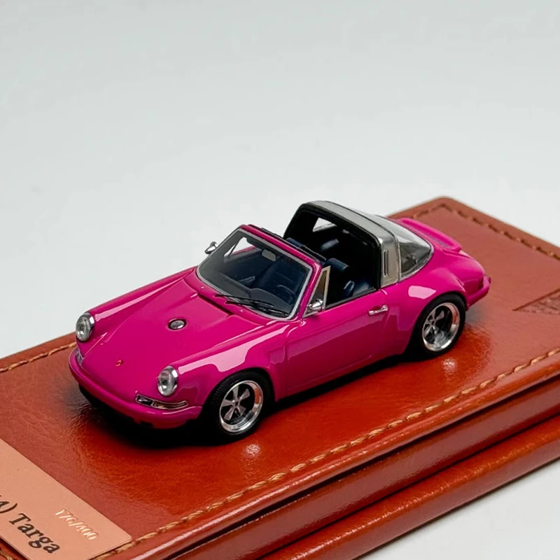 메이크업 1:64 싱어 911 964 타르가 레진 자동차 모델 정적 컬렉션 장식용 휴일 선물 장난감