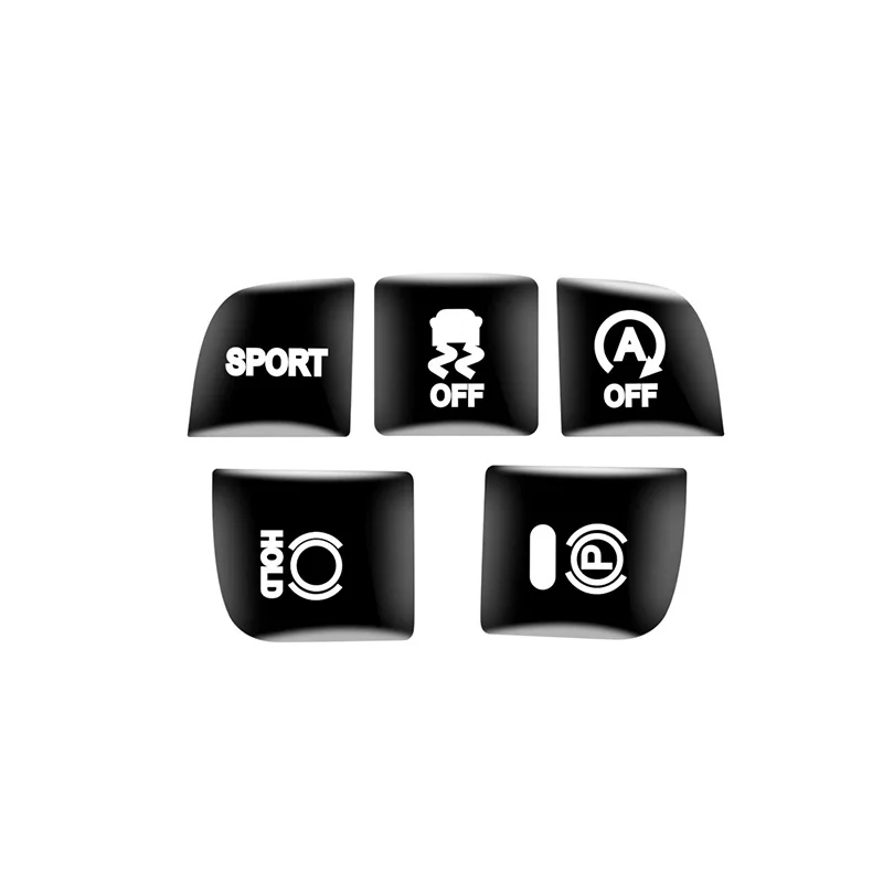 FOR Toyota Levin Corolla Steering Wheel Control Button Decal Gear Shift Window up Button Protection Sticker Car Accessories - Image 3