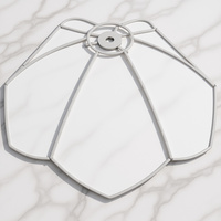 Lamp Shade Frame Metal Diy Lamp Cover Holder Table Light Rack For Home Office Cafe Decor Lighting Accessories