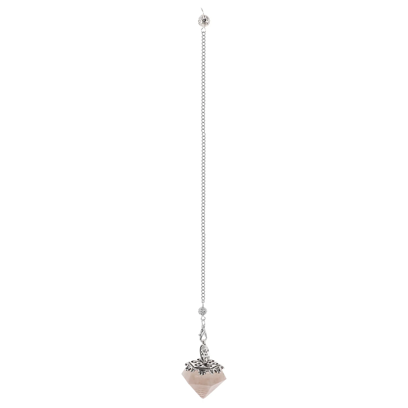 

Hexagonal Resin Pendant Sleek Cone Design Crystal Jewelry Versatile Fashion Accessory Indoor Car Hanging Decoration