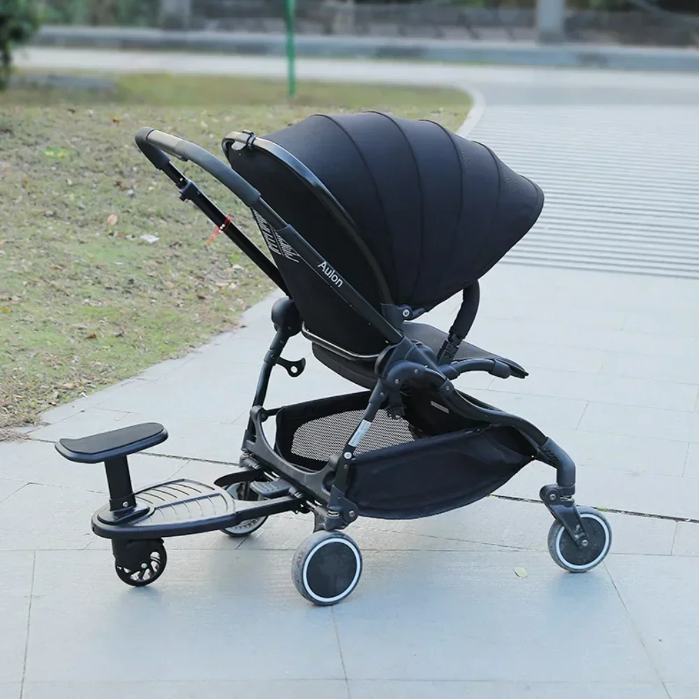 Stable Four-wheel car Children Stroller Pedal Adapter Stroller Accessorie Second Children Auxiliary Trailer Twins Scooter