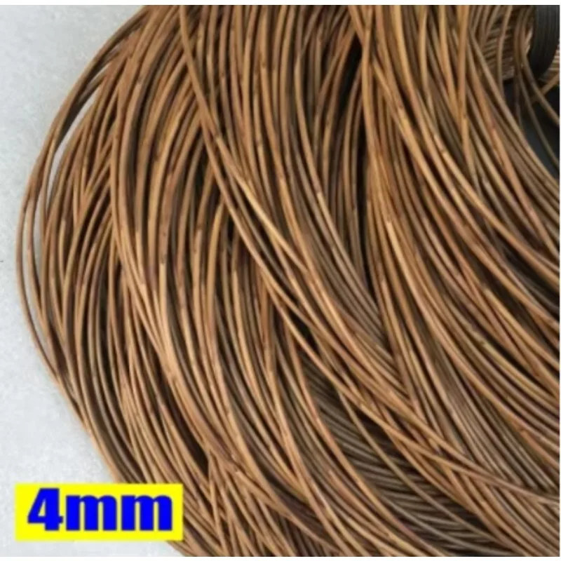 500g 4mm Retro Wood Style PE Synthetic Rattan Cane Material DIY Weaving Crafts Knit Repair Chair Table Basket Sofa Home Decor