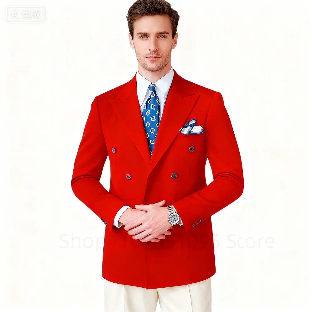 

Фиолетовый мужской свадебный пиджак, двубортный пиджак, пиджак с лацканами, пиджак для мужчин, деловые костюмы для выпускного вечера, топы, одно пальто