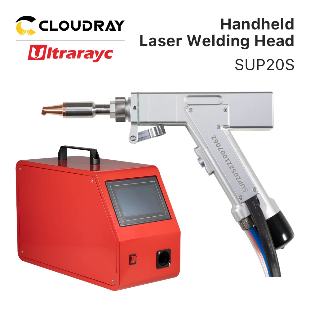 Ultrarayc 1064nm Fiber Laser Welding System SUP20S Handheld Welding Head 2000W Wire Feeder Set for Fiber Welding Machine