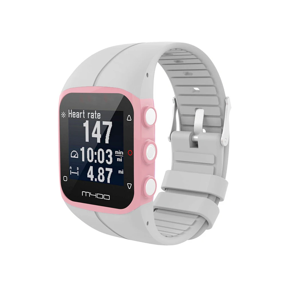 حار سيليكون معصمه حزام ل القطبية M400 M430 GPS الرياضة ساعة ذكية استبدال حزام الساعات سوار حزام ساعة اليد الفرقة