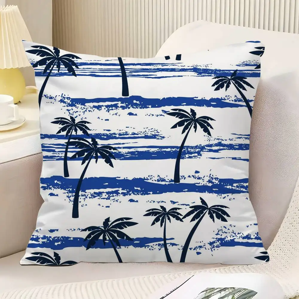 Tropical coconut tree Throw Pillow Cover Neutral Decor Cushion Cover Soft Sofa Couch Bed Home Decor Pillow Case