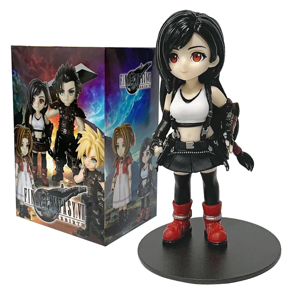 Anime Final Figur Modell 11-12CM Fantasy VII Anime Remake Spiel Peripheriegeräte Schreibtisch Dekoration Sammlung Cartoon Spielzeug