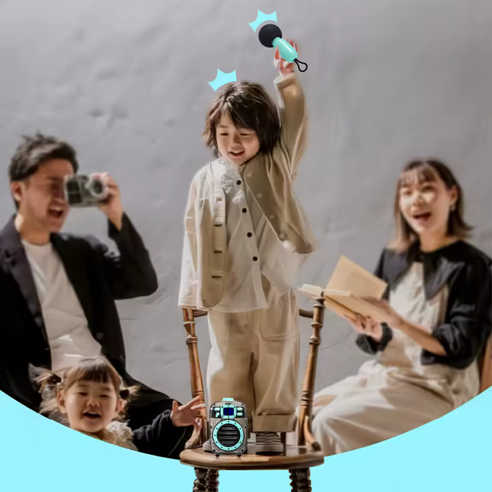 카라오케 스피커 야외 사용 이미지