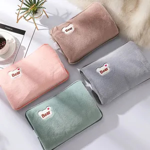 Saco de água quente elétrico recarregável Aquecedor de mão macia Garrafa de água quente reutilizável Plugue UE Bolso de mão quente Inverno 10 principais vendas saco agua quente elétrica - №2