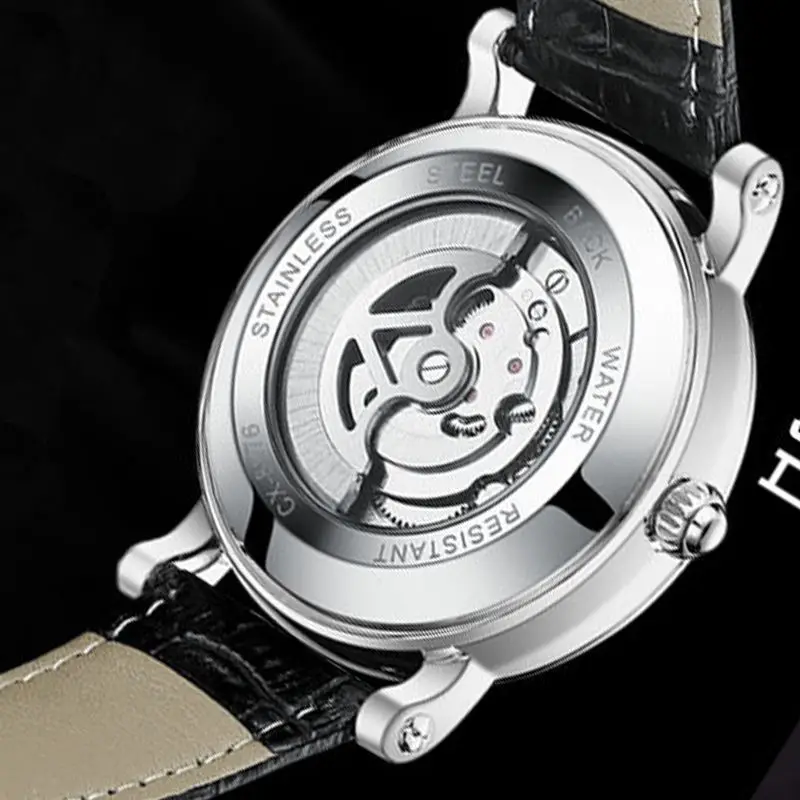 Nuovo orologio meccanico da uomo bello di lusso, tendenza classica, orologio al quarzo da studente semplice, automatico, impermeabile