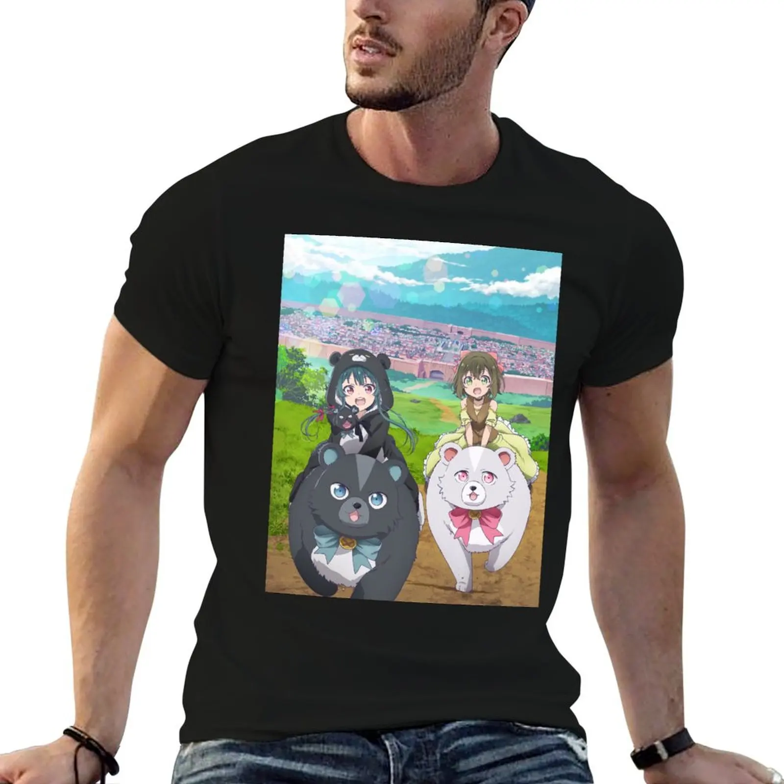 

Kuma Kuma Kuma Bear T-Shirt t shirts for man pack white cotton tshirt 100% printed t shirts for man T-Shirt