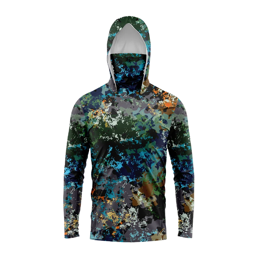 Fishing Shirt Uv Protection - Men Hood Fishing Shirt long sleeve
