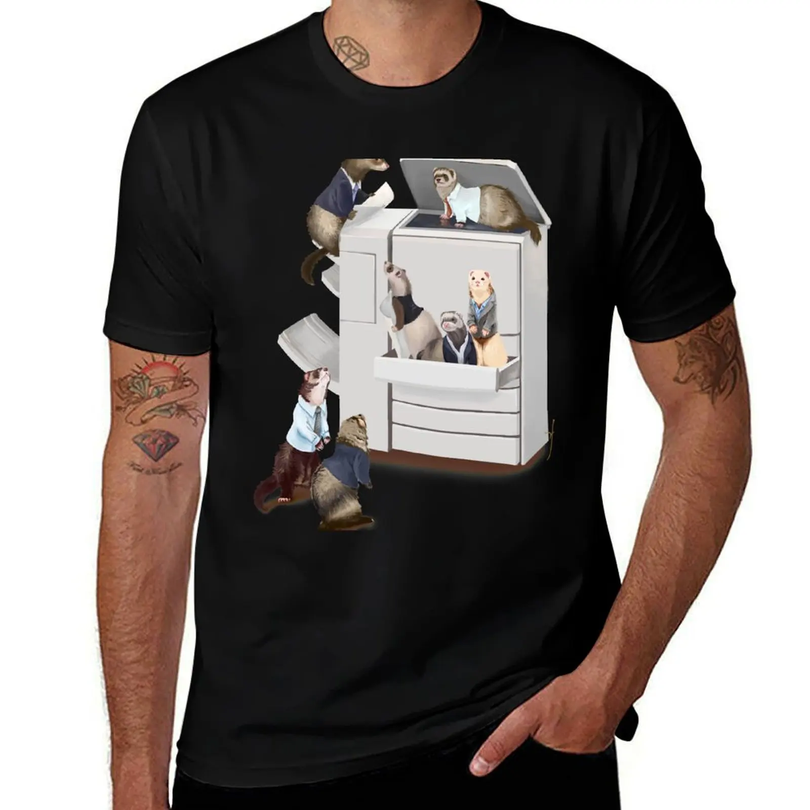Business of Ferrets T-Shirt Festival Casual Short Sleeve T-Shirt