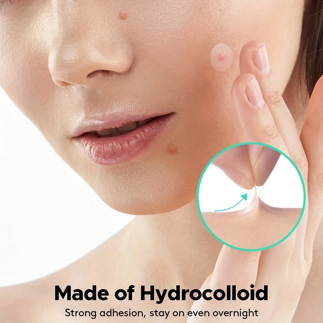 Non-Toxic Acne Patches with Tea Tree Oil & Salicylic Acid, Invisible Waterproof Spot Covers for Daytime Use, Suitable for All