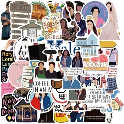 50pcs Cartoon Gilmore Girls Sticker Graffiti decalcomanie fai da te impermeabili per valigia Notebook frigorifero Water Cup Sticker