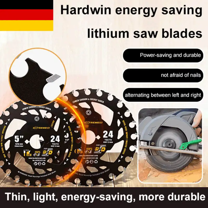 4/5 inches Energy-efficient Lithium Blades Energy Efficient Lithium Wood Cutting Saw Blades Woodworking Carpentry Specific Alloy