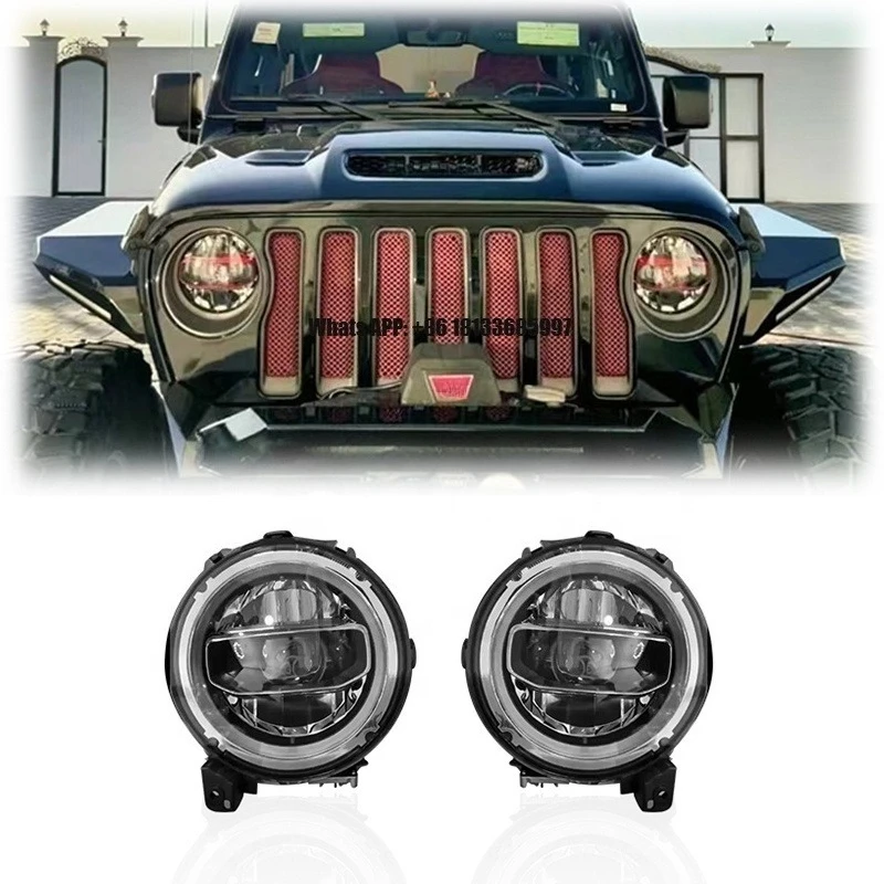 

Spedking Hellcat Headlight for Jeep Wrangler JL 2018+ Headlight