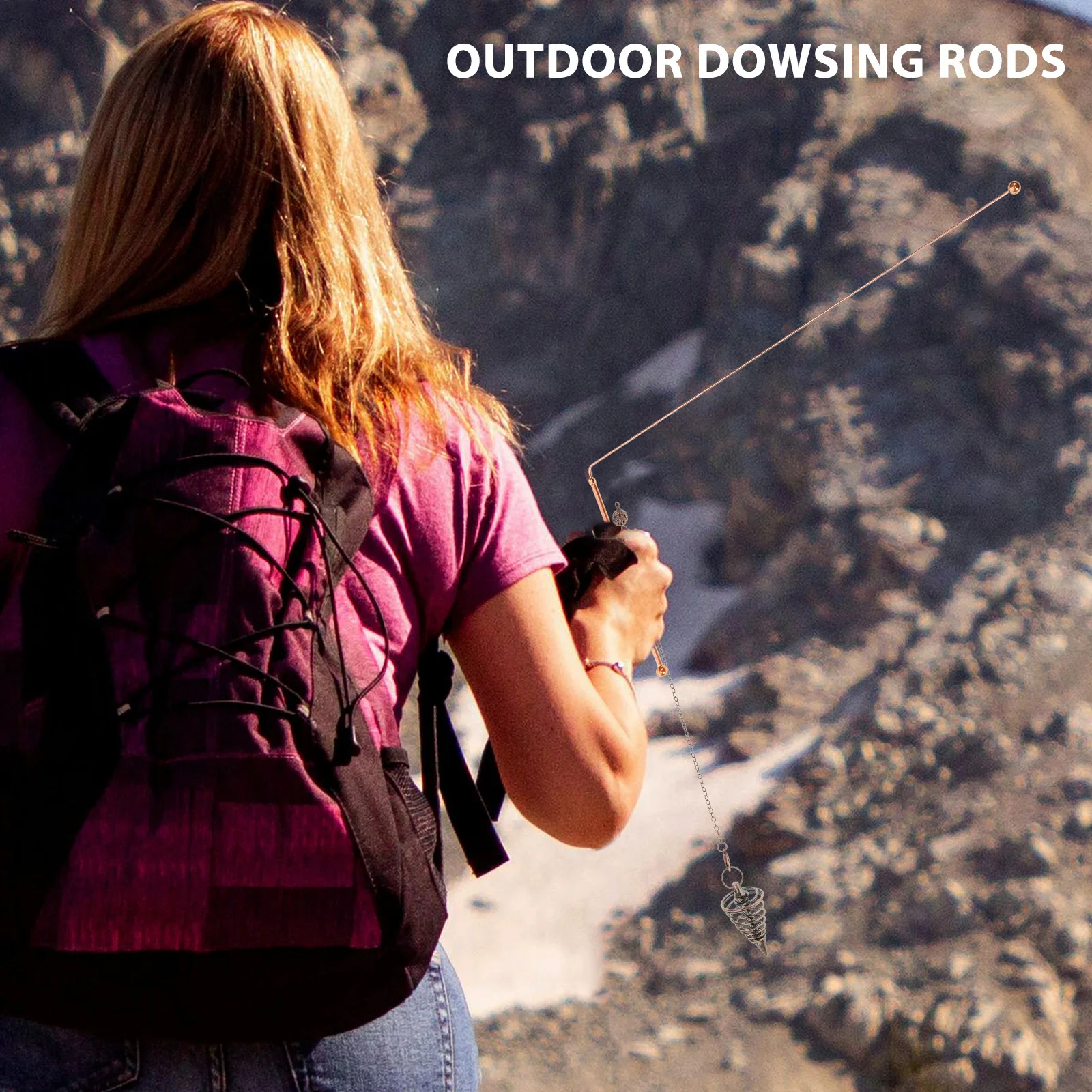 

1Set Brass Dowsing Rods Spiritual Brass Lightweight Sturdy Reliable Ghost Hunting Equipment Kit