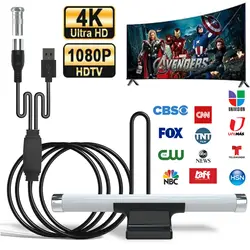 5600 Mile Range Antenna TV Digital HDTV 4K Antena Digital Indoor Signal Booster 1080P Indoor Long Range