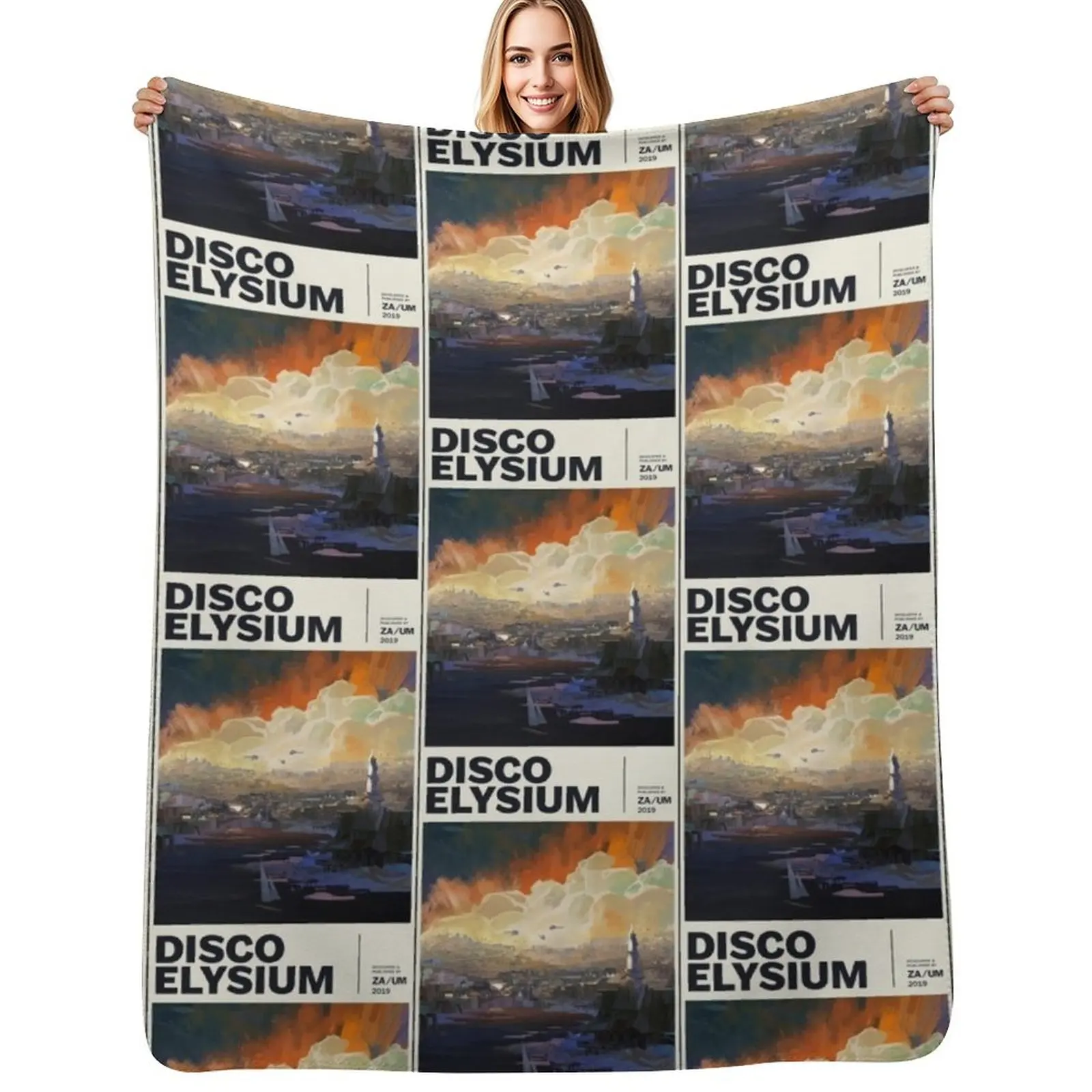 

Disco Elysium Throw Blanket Blankets For Bed Giant Sofa Personalized Gift Plaid Blankets