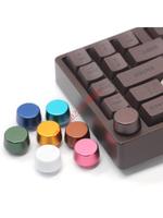 72XA Round Metal Knob For C65 FEKER IK65 Mechanical Keyboard Metal Knob Precise Control and Brightness Control Easy Installs