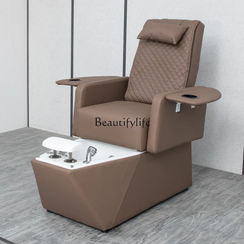 09Electric manicure foot bath sofa chair single reclining eyebrow eyelash pedicure chair