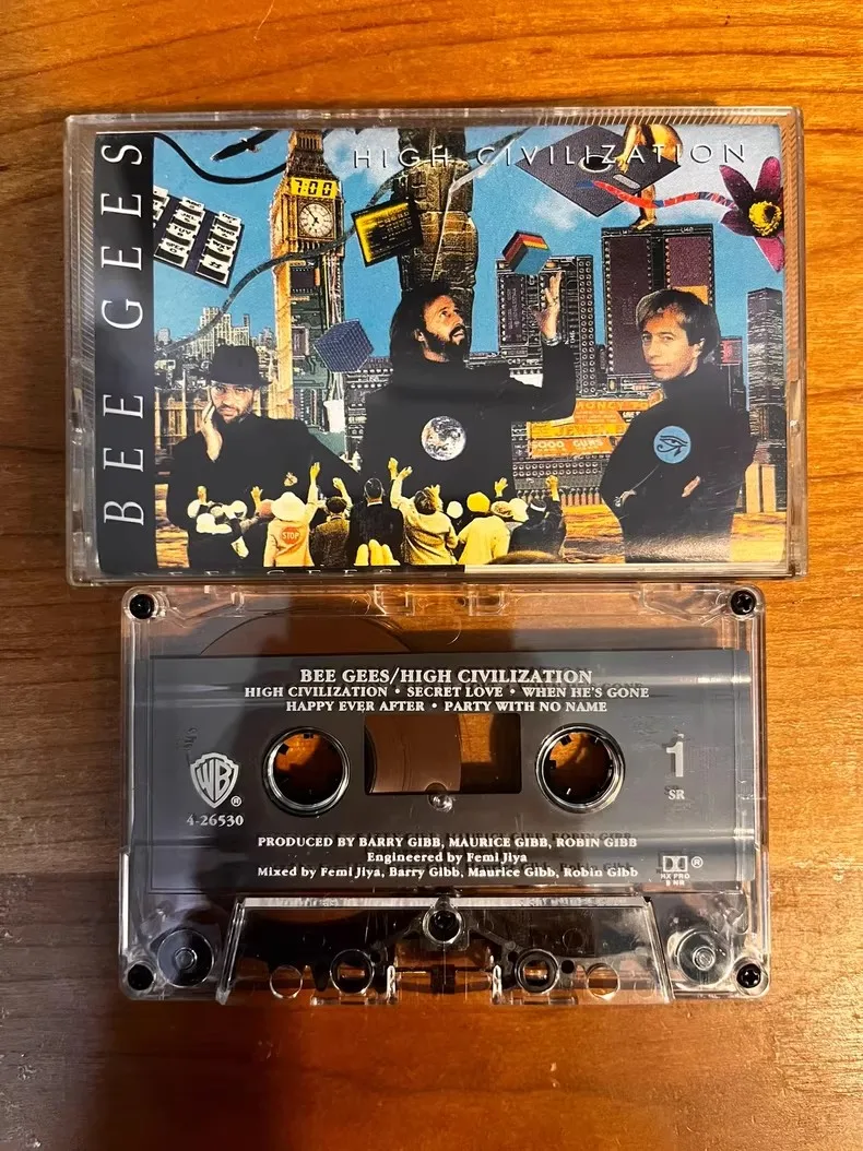 

Pop Bee Gees Barry Gibb Music Tape High Civilization Album Secret Love Cassettes Cosplay Recorder Walkman Car Soundtracks Box