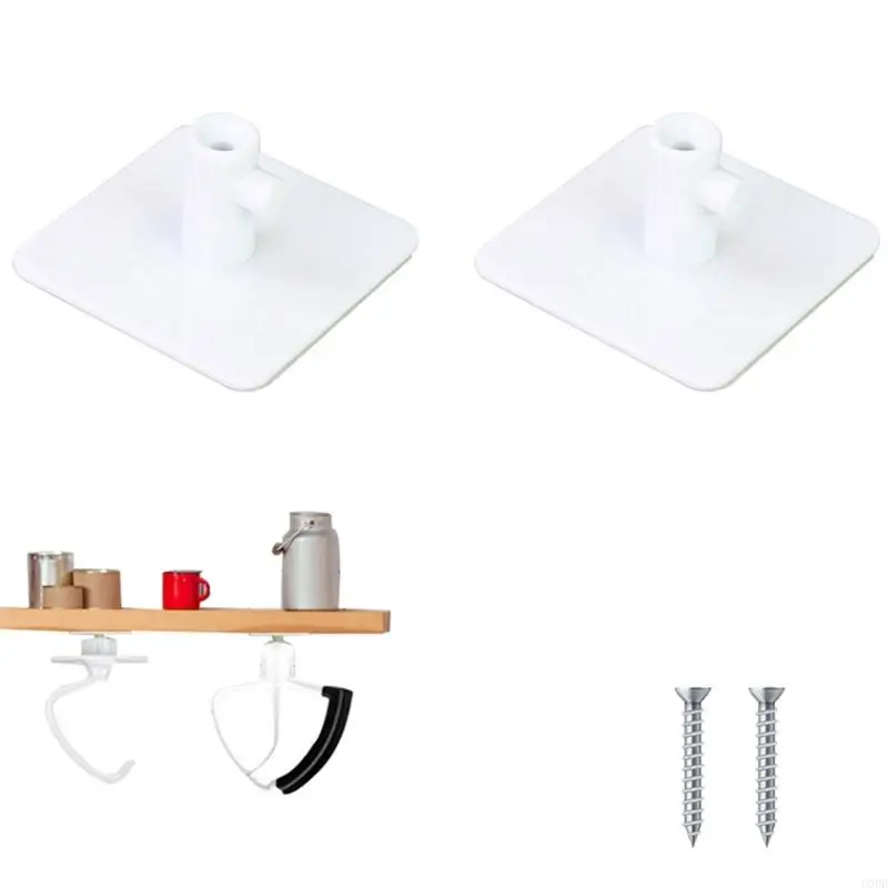 U0DE 4Pcs 스탠드 믹서 부착 홀더 주방 믹서 Assecories 행거 공간 절약