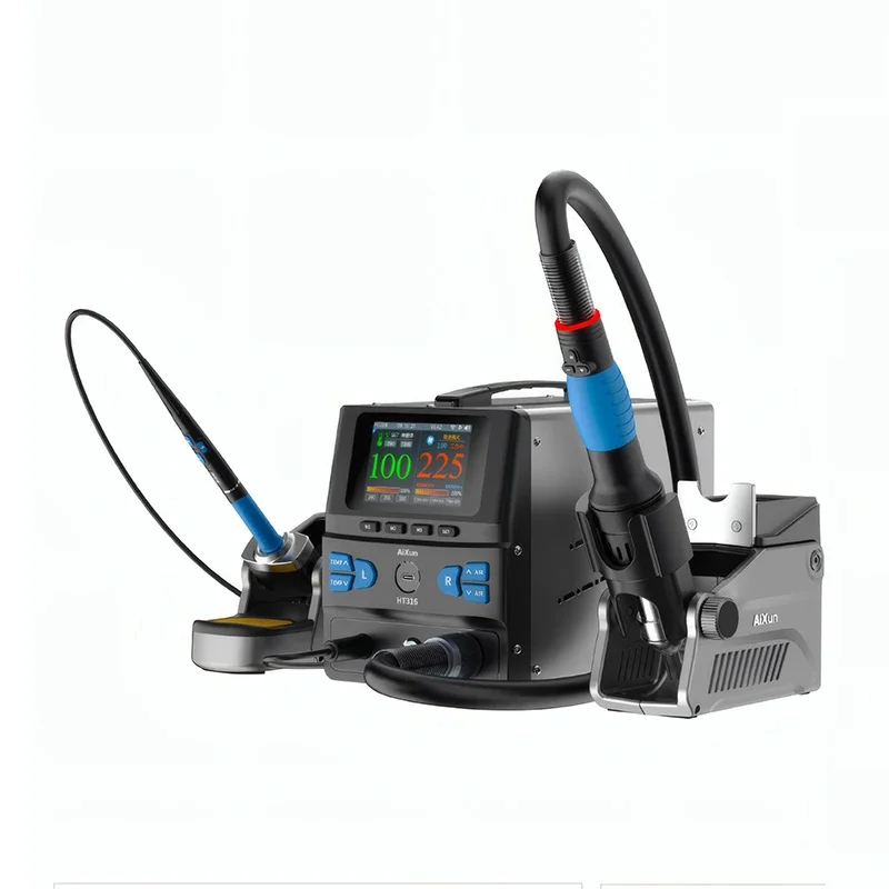 

HT316 2in1 Intelligent Hot Air Rework Station Digital High Power T225 Handle for Mobile Phones SMD BGA Repair Tools Set