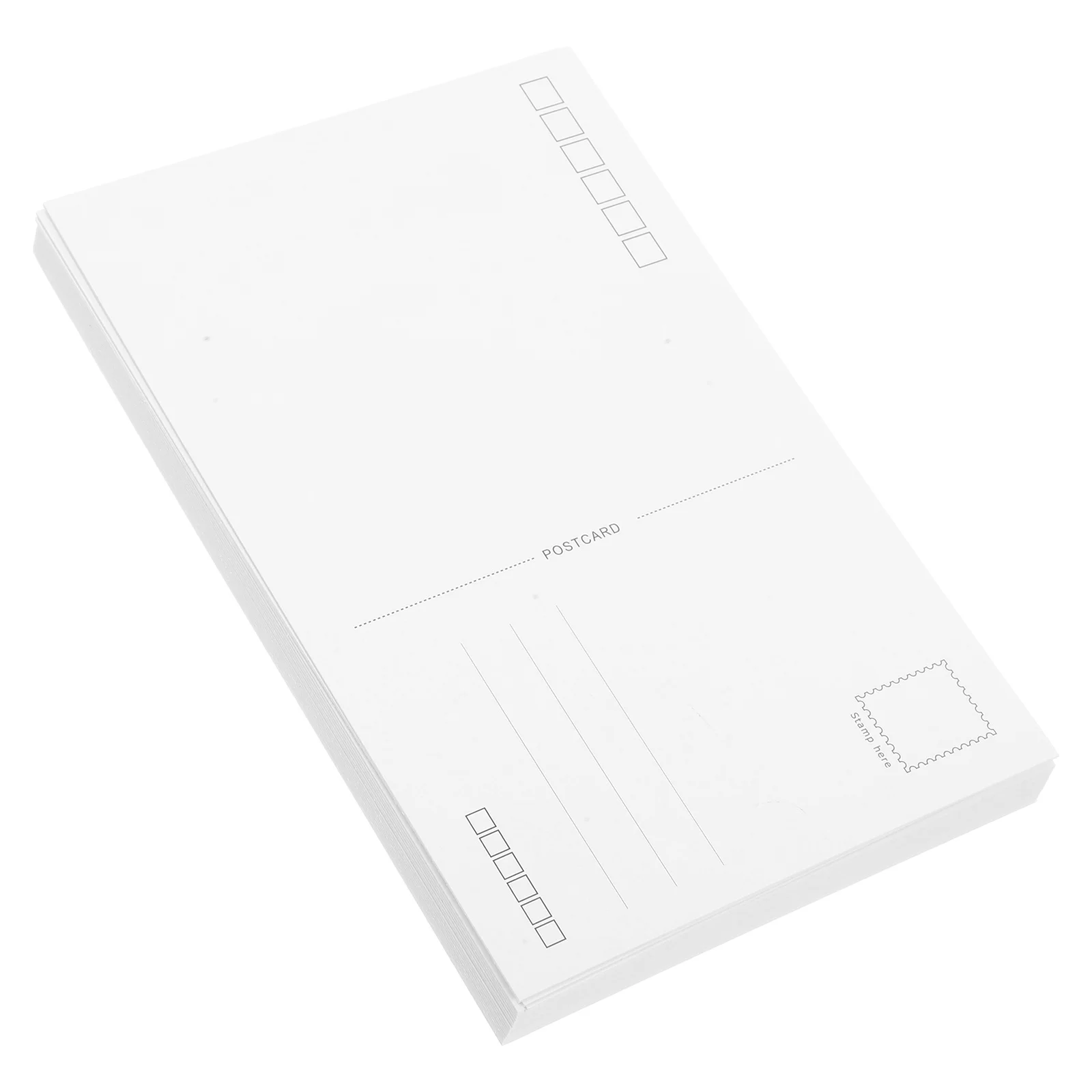 

20Pcs Blank Postcards White Postcard Set for DIY Art Projects Writing Mailing Decorating Blank Postcards