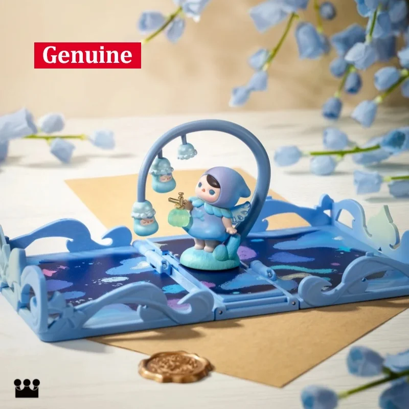 Original POPMART Geschenk für Sie 3D-Kartenserie Mysteriöse Box Szene Handgemachte Blindbox Dekoration Mädchen Geburtstag Besonderes Geschenk