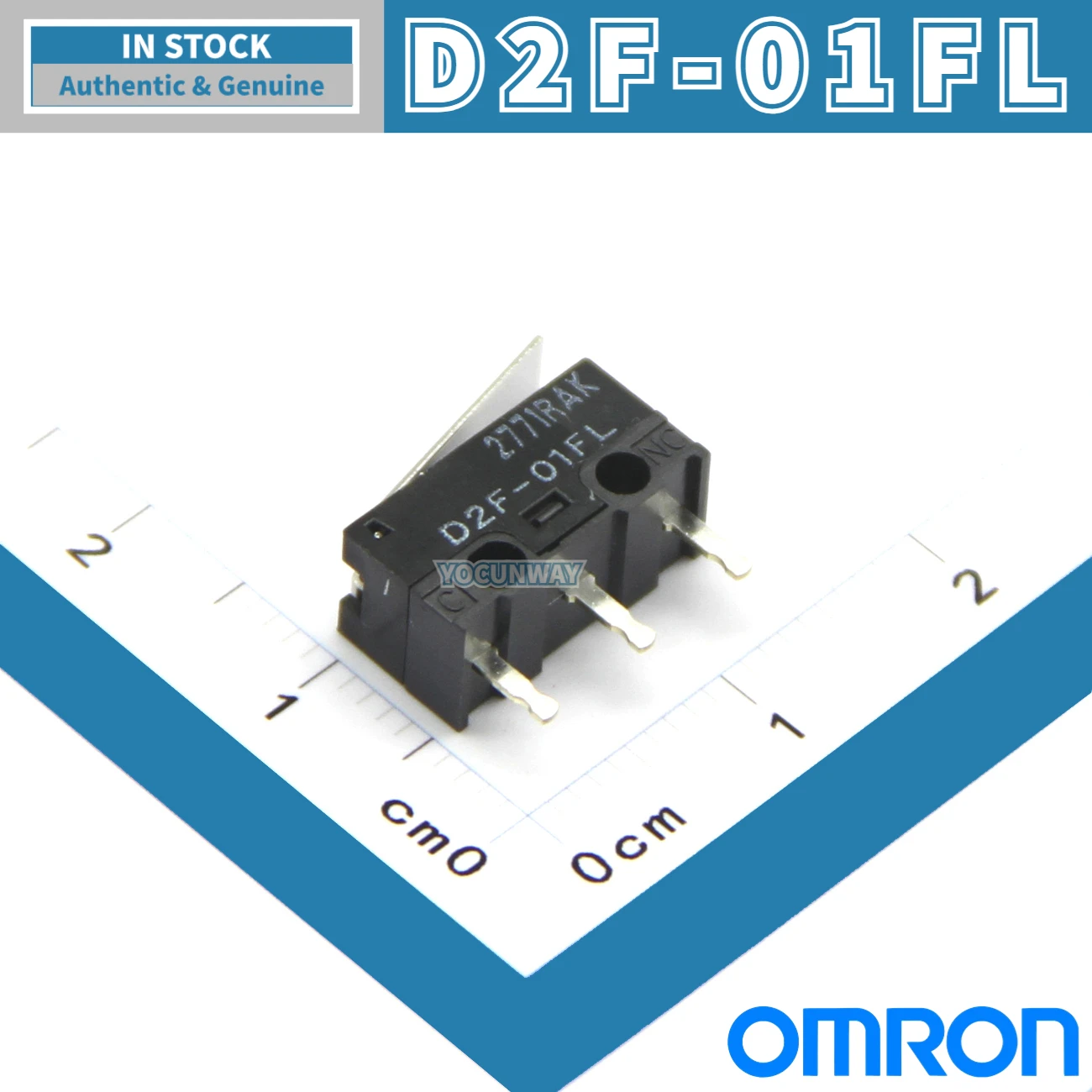 10PCS-100PCS D2F-01FL New Original Micro Switch OMRON Grey Dot Limit Switch Mouse Button Repair Wholesale