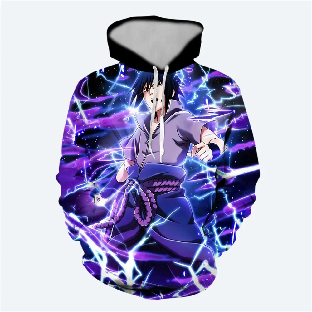 Shippuden Men's Hoodie Naruto Boys Girls Hoodie 3D Printed Akatsuki Pullover Sasuke Men's Hoodie Uchiha Itachi Men's Clothing