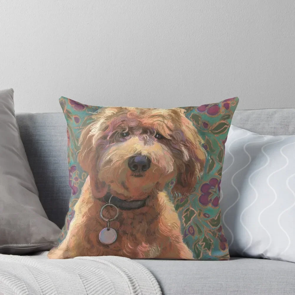 Lucky Labradoodle Throw Pillow Pillowcase Cushion luxury home accessories Pillow