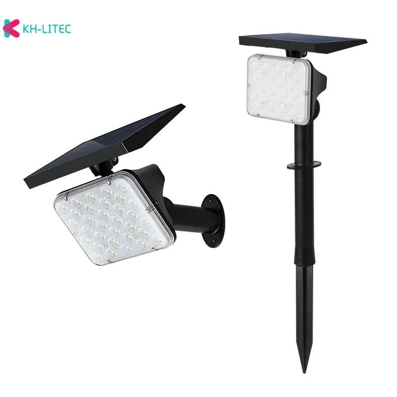 

64 LED Solar Landscape Lights Outdoor IP65 Waterproof Solar Light with 3 Modes Solar Garden Spotlight for Yard Lawn Walkway