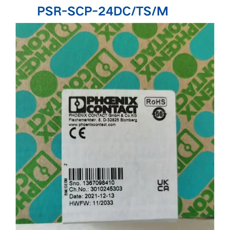 

brand new PHOENIX controller PSR-SCP-24DC/TS/M 2986012