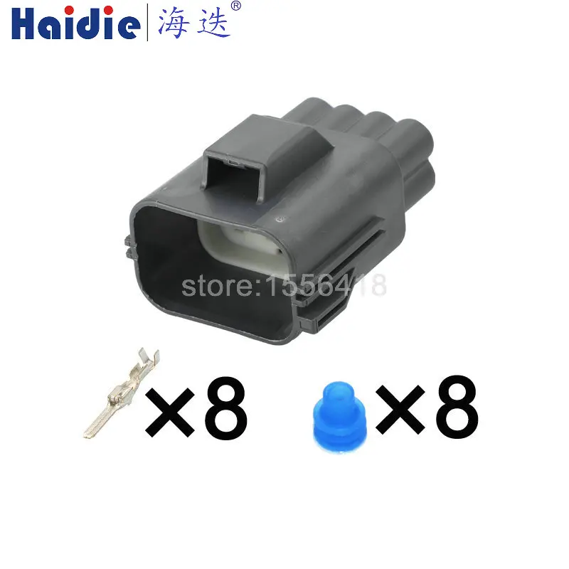 1-20sets 8pin electric wiring electric housing plug wire harness waterproof connector 7283-5574-10 7282-5574-10