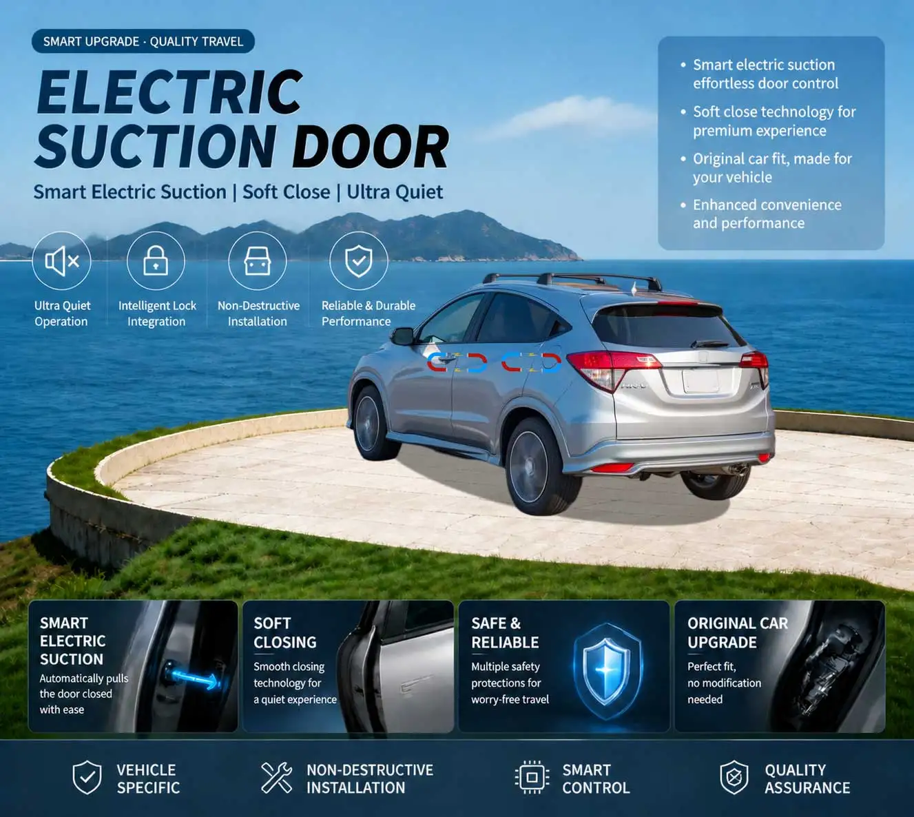 

Car Specific Car Modification Auto Suction Soft Close Door Modification Parts & Accessories For Honda HR-V 3rd Gen RV RS1 2021+