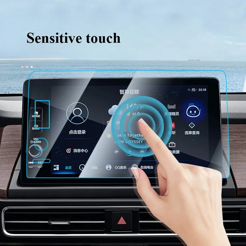 For Odyssey Elysion 2022 2023 2024 HD Car Styling 1PCS GPS Navigation Tempered Glass Screen Protector Cover Protective Film