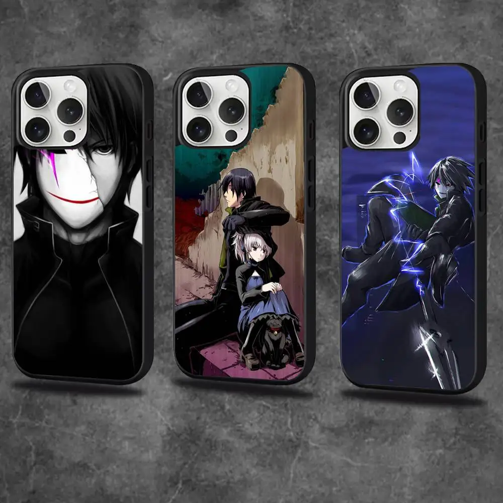 

Чехол для телефона Anime Darker Than Black для iPhone 17,16,15,14,13,12,11, Pro, Max, Plus, Mini, SE4, E с магнитной беспроводной зарядкой Magsafe