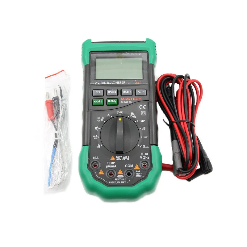 MS8229 Multi-function Multimeter Digital High-precision Voltage Current Capacitance Frequency Electrician Humidity Tester Meter