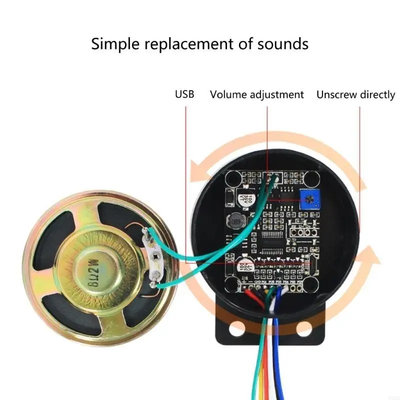 DC6-30V CAR START VOICE Industrial Triggervoice Speaker 4Channel Prompter Sound Sound Earn