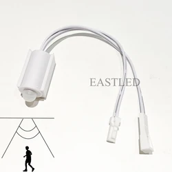PIR Motions Sensor Switch Under Cabinet 5V/12V Human Body Induction Auto On Off LED Light Switch with Dupont Couple Connector