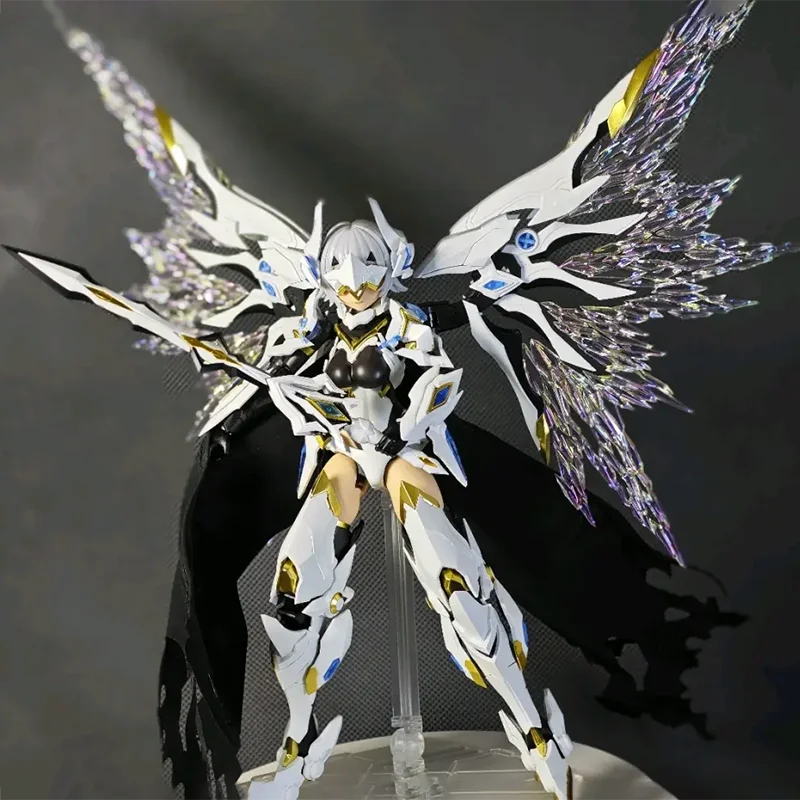 Animester 1/12 Nuclear Gold Reconstruction White Dragon Knight Galahad Mobile Suit Girl Montage Modell Action Spielzeug Figuren Geschenke