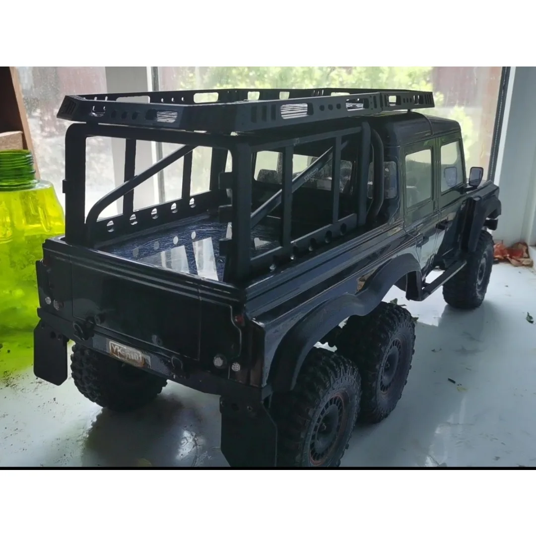 For YIKONG YK6101 1/10 RC Crawler Roll Cage Custom Model Number Simulation Decorative Styling Decor Upgrade Hobby Accessories