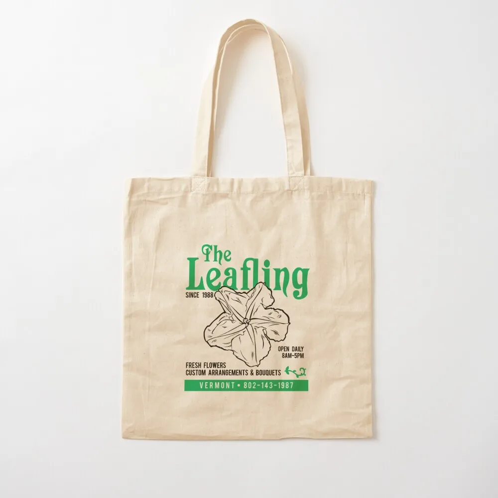 The Leafling Flower Shop Tote Bag Shopper handbag large tote bag foldable reusable bag eco pack