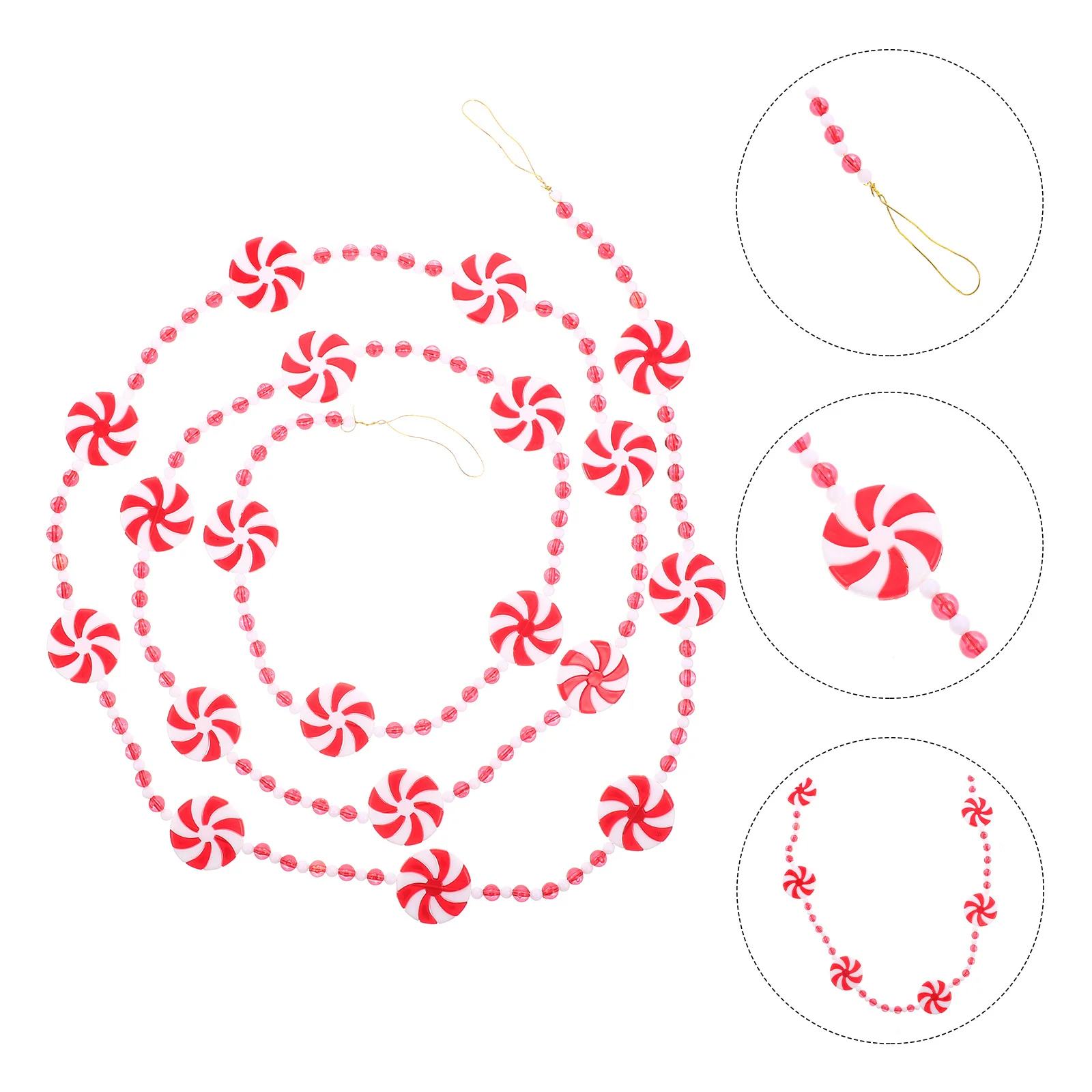 

Christmas Candy Pendant Xmas Tree Hanging Decorative Ornament Lightweight Diy Party Decoration Festival Ball String