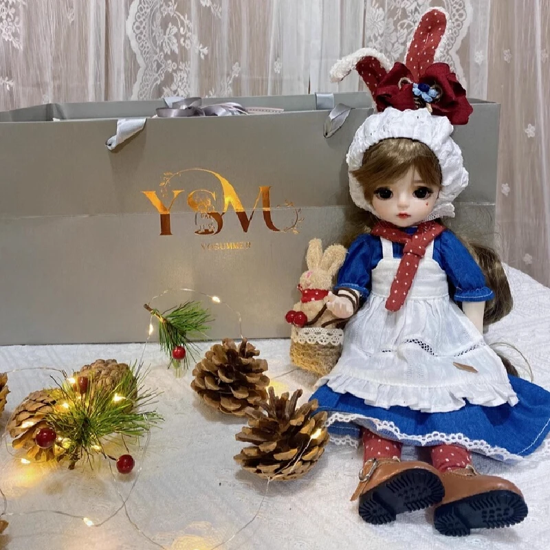 Oryginalna BJD Doris 30cm/6mm Księżniczka Symulacja SD Lalka Zabawka Figurka Akcji Zestaw do Makijażu Personalizowana Dziewczyna Prezent Prezent na Boże Narodzenie