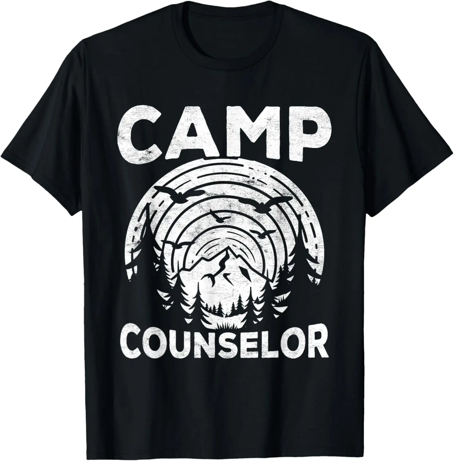 

Camp Counselor Summer Director Camper Staff Camping Trip T-Shirt
