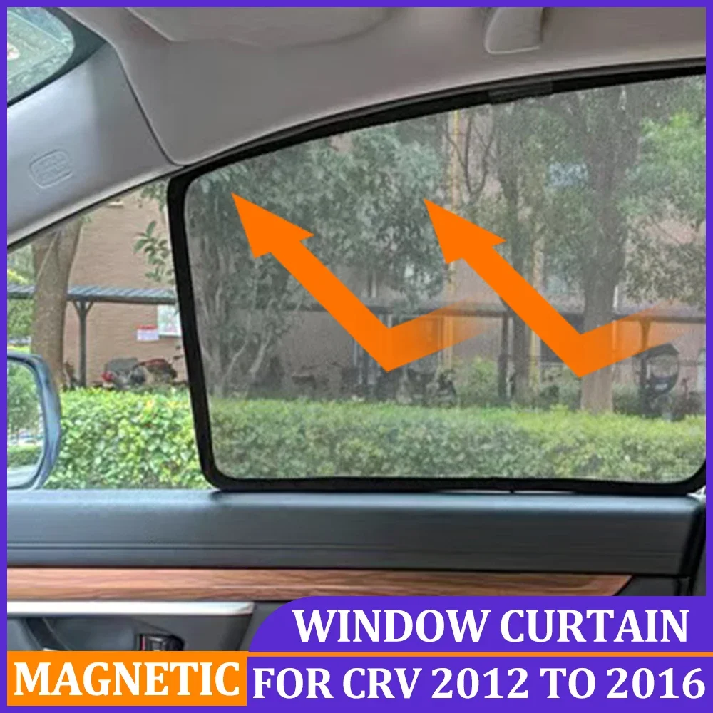 

Magnetic Car Sunshade Shield For Honda CRV 2012-2016 Front Windshield Curtain Rear Side Windows Sun Shade For CRV 2013 2014 2015